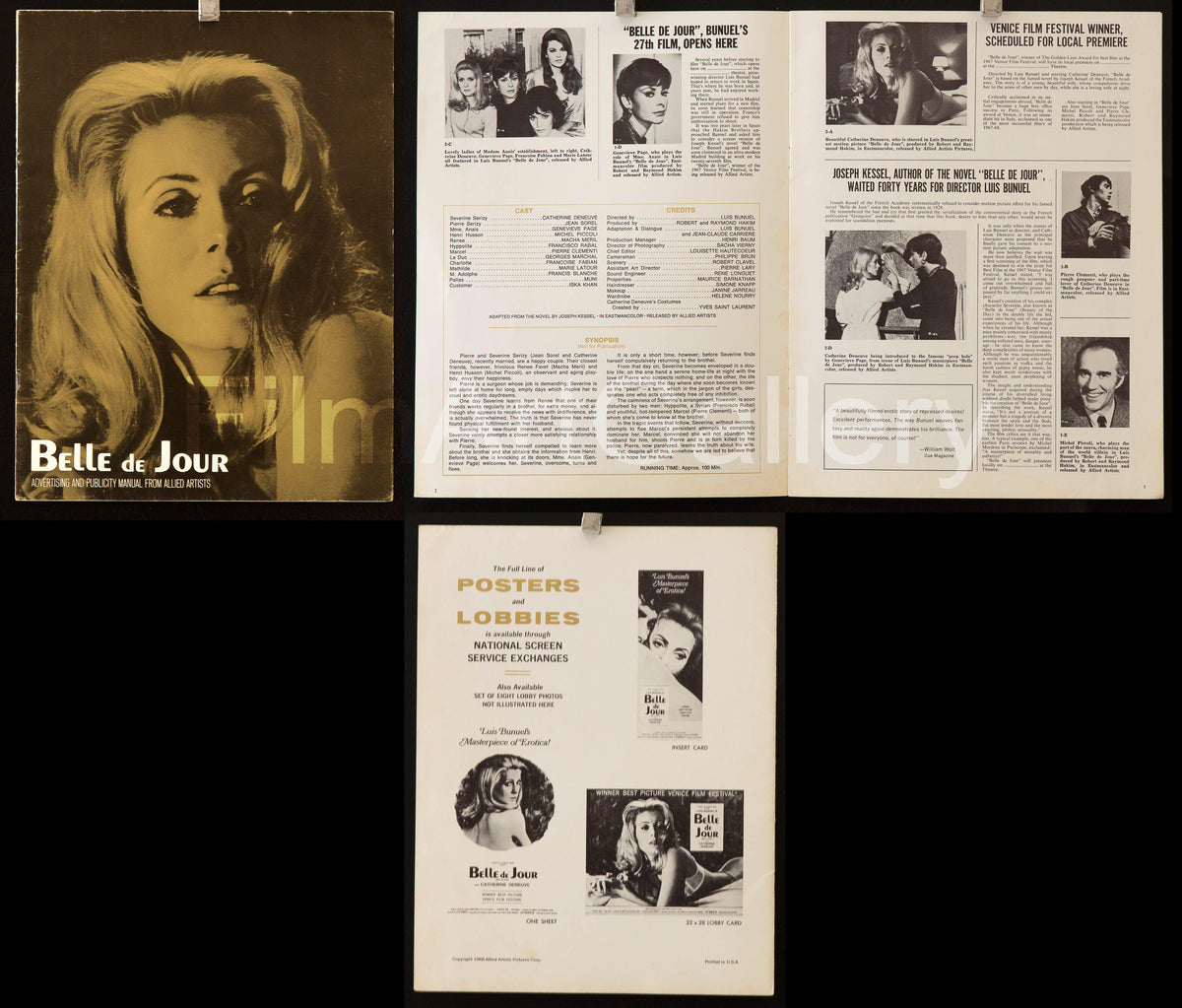 Belle de Jour Original Vintage Movie Poster