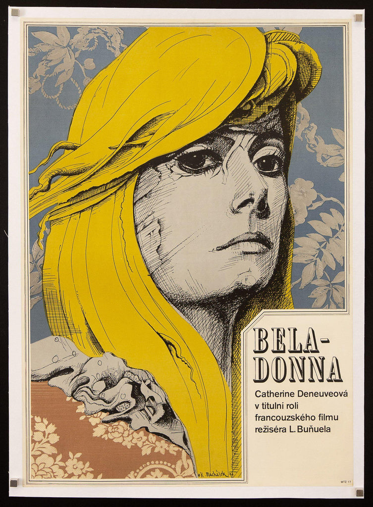 Belle de Jour Czech (23x33) Original Vintage Movie Poster
