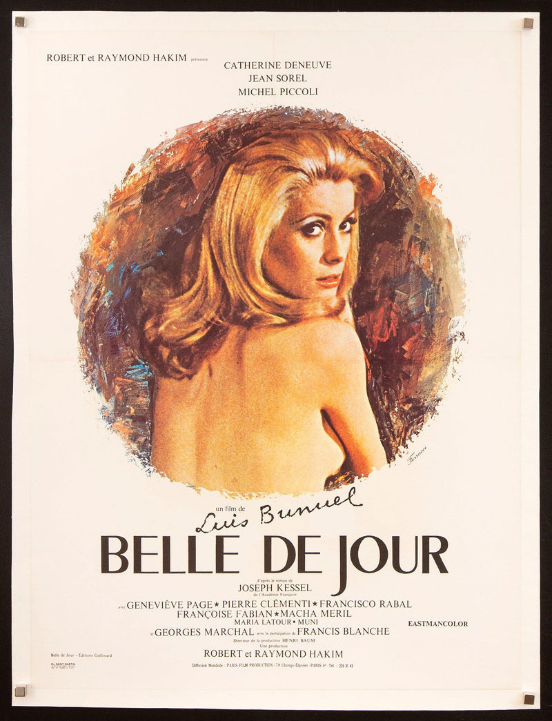 Belle de Jour French small (23x32) Original Vintage Movie Poster