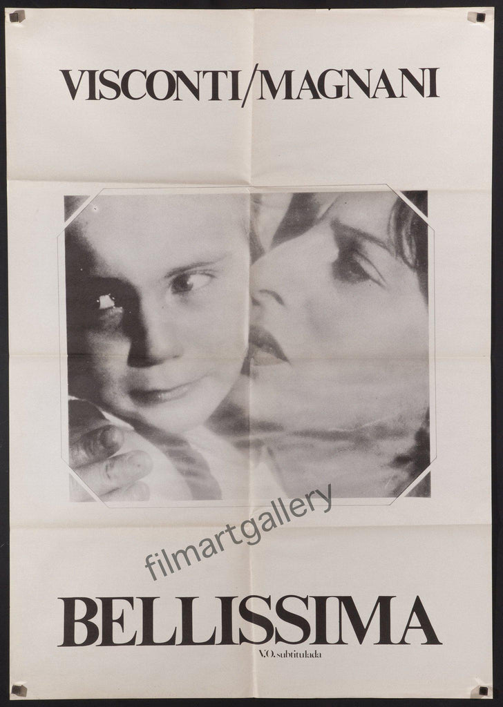 Bellissima Original Vintage Movie Poster