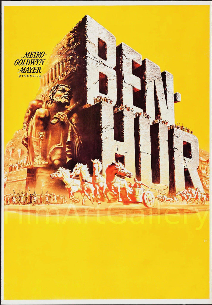 Ben Hur Original Vintage Movie Poster