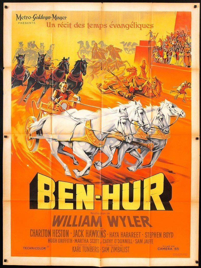 Ben Hur Original Vintage Movie Poster