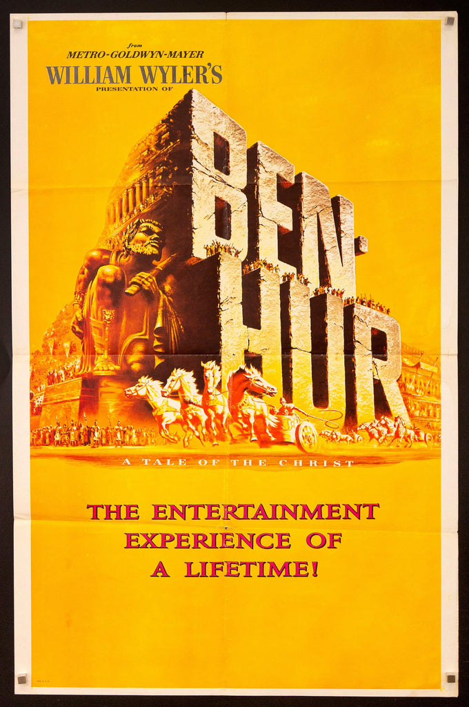 Ben Hur Original Vintage Movie Poster