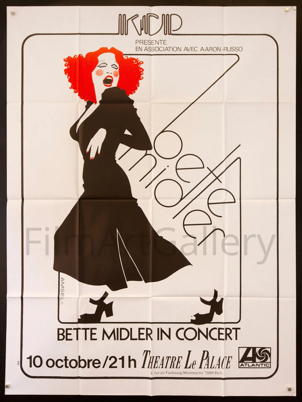 Bette Midler in Concert Original Vintage Movie Poster