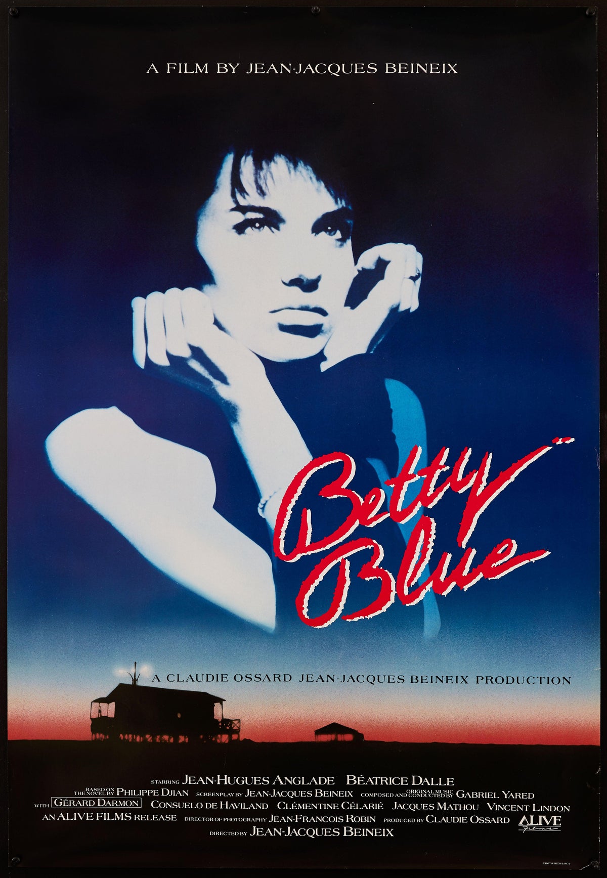 Betty Blue Original Vintage Movie Poster