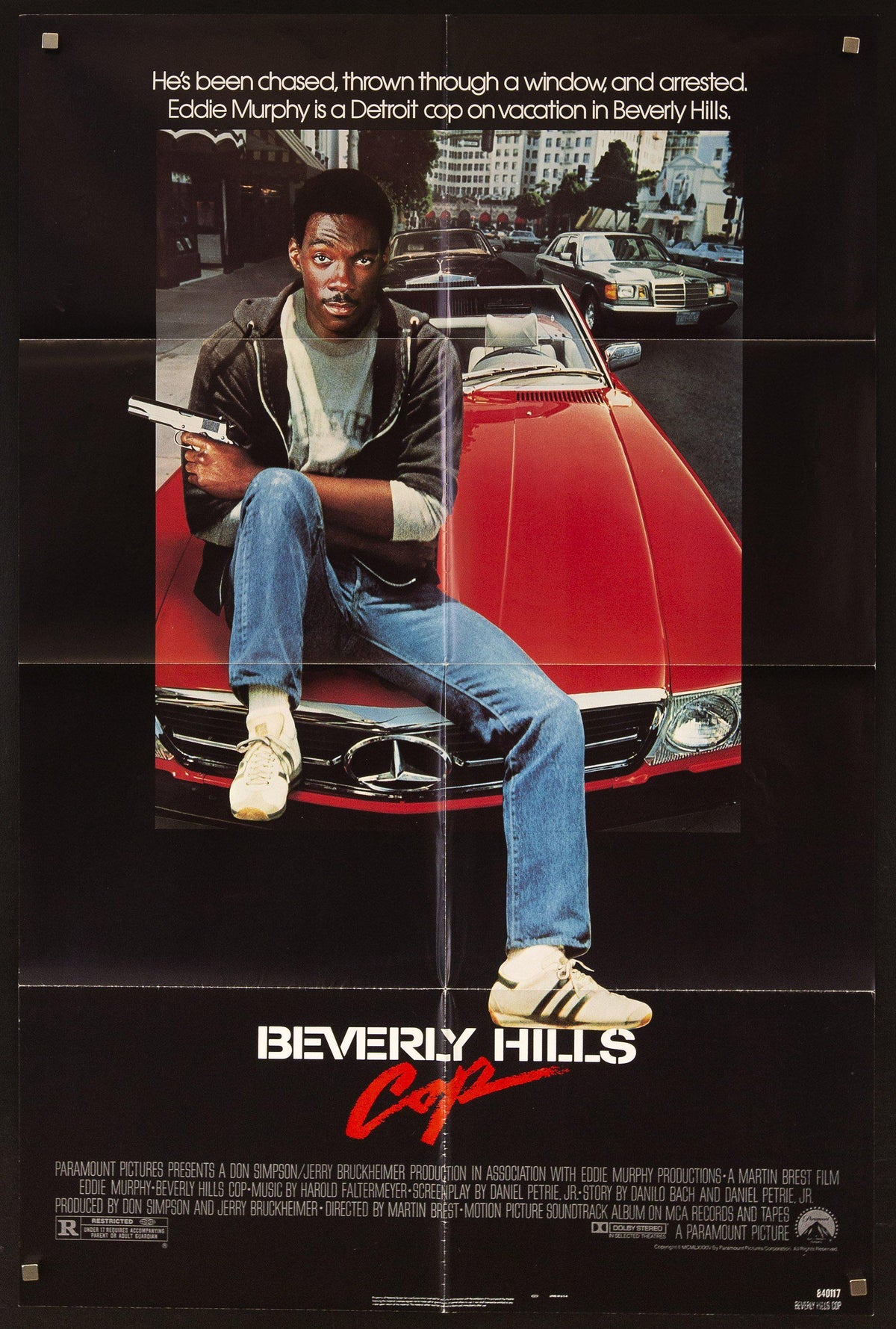 Beverly Hills Cop 1 Sheet (27x41) Original Vintage Movie Poster