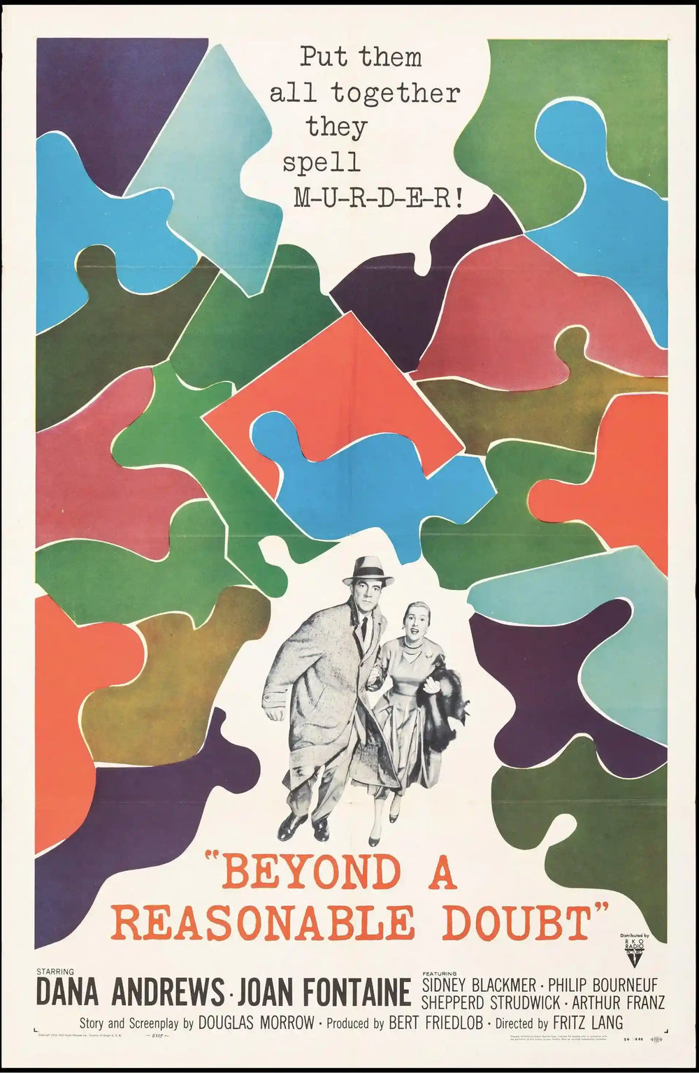 Beyond a Reasonable Doubt Original Vintage Movie Poster