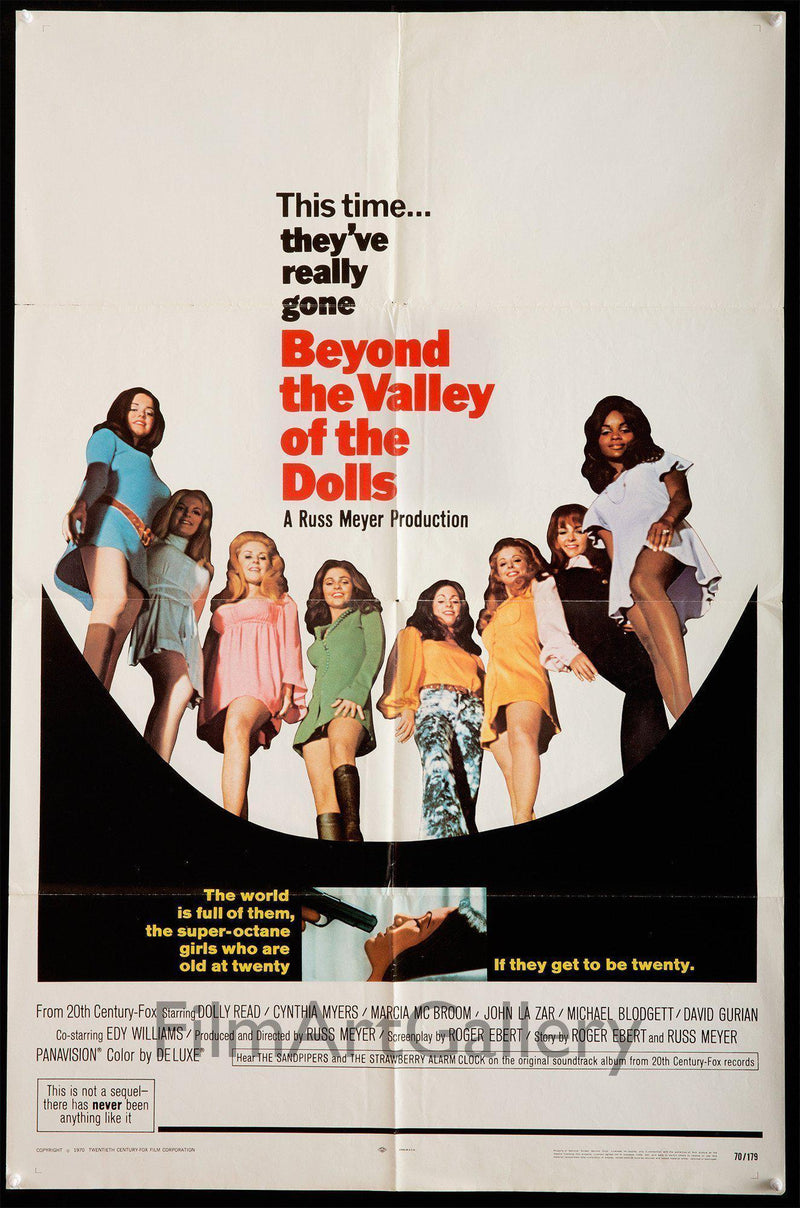 Beyond the Valley of the Dolls 1 Sheet (27x41) Original Vintage Movie Poster