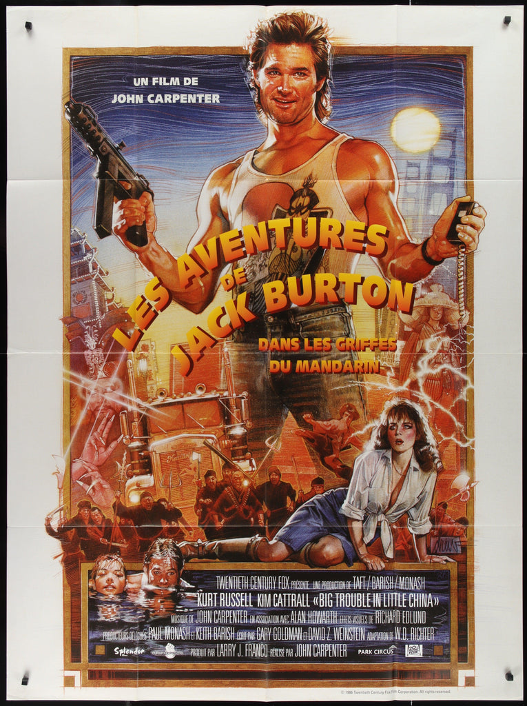 Big Trouble In Little China Original Vintage Movie Poster