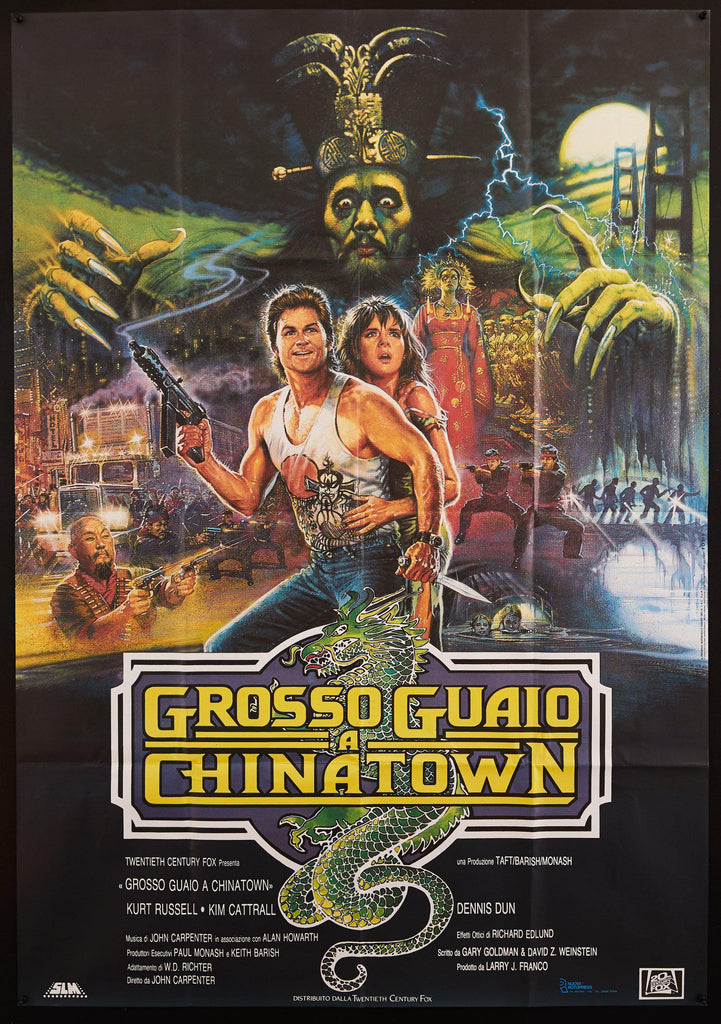 Big Trouble In Little China Original Vintage Movie Poster