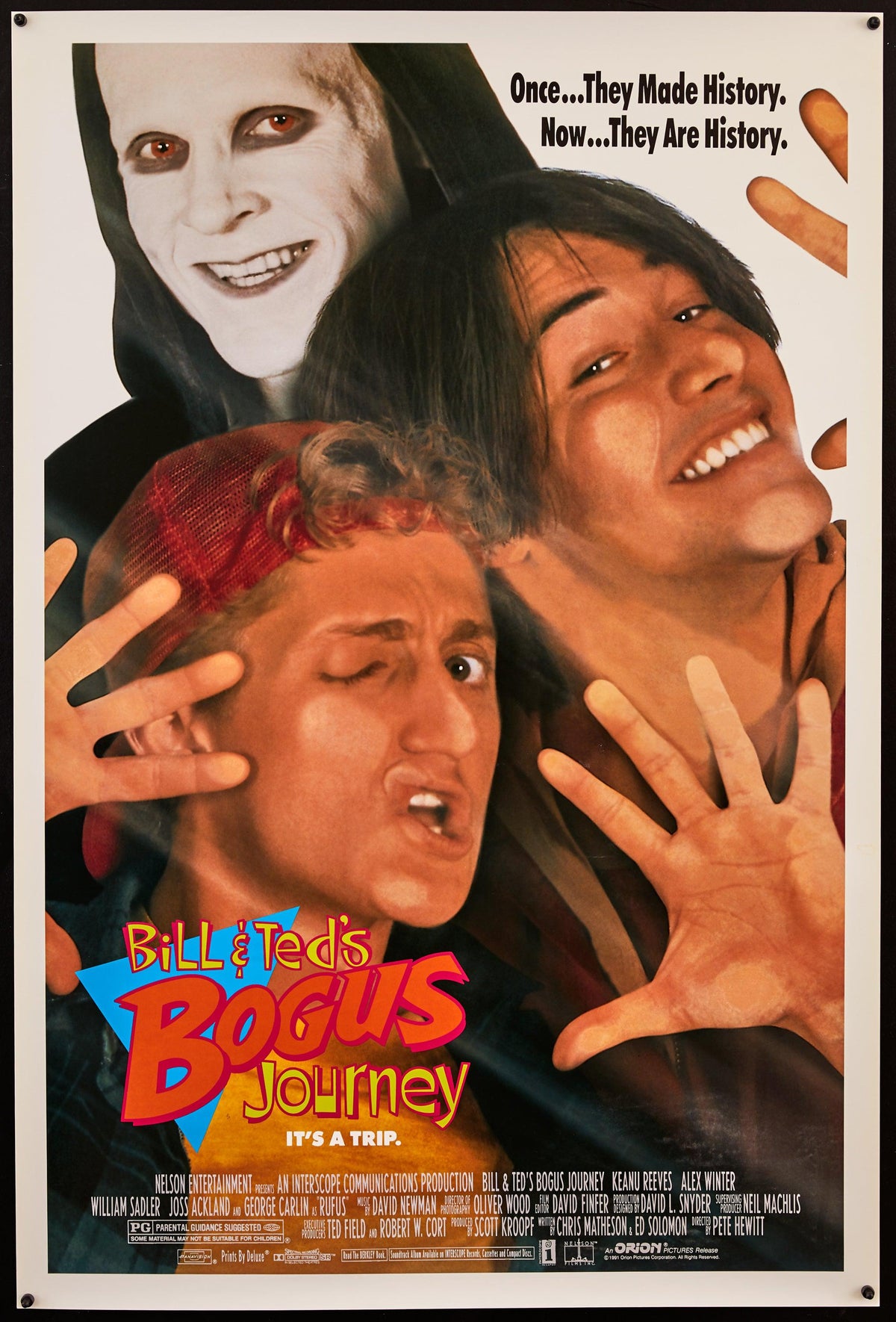 Bill and Ted&#39;s Bogus Journey 1 Sheet (27x41) Original Vintage Movie Poster