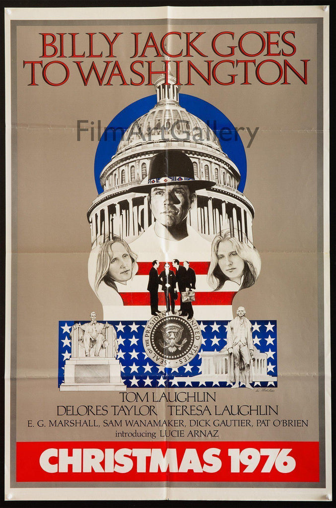 Billy Jack Goes to Washington Original Vintage Movie Poster