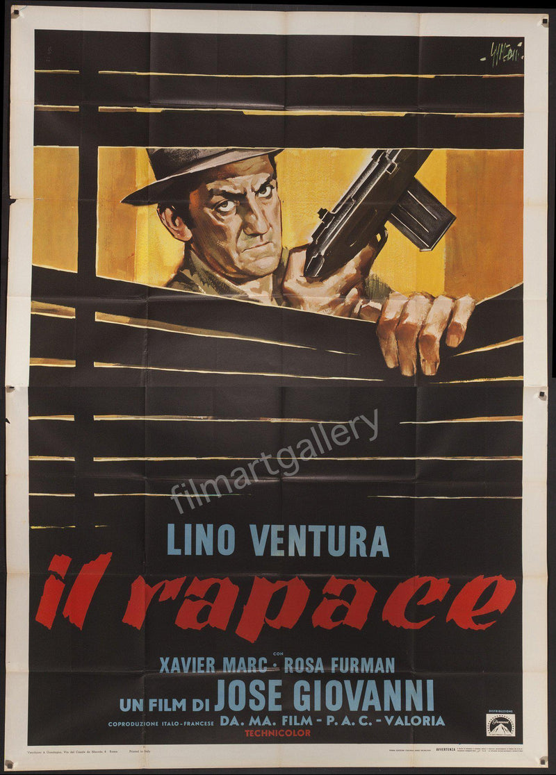 Birds of Prey (Il Rapace) Italian 4 foglio (55x78) Original Vintage Movie Poster
