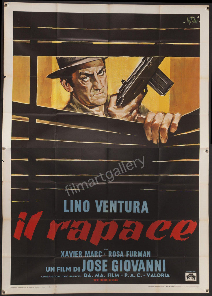 Birds of Prey (Il Rapace) Original Vintage Movie Poster