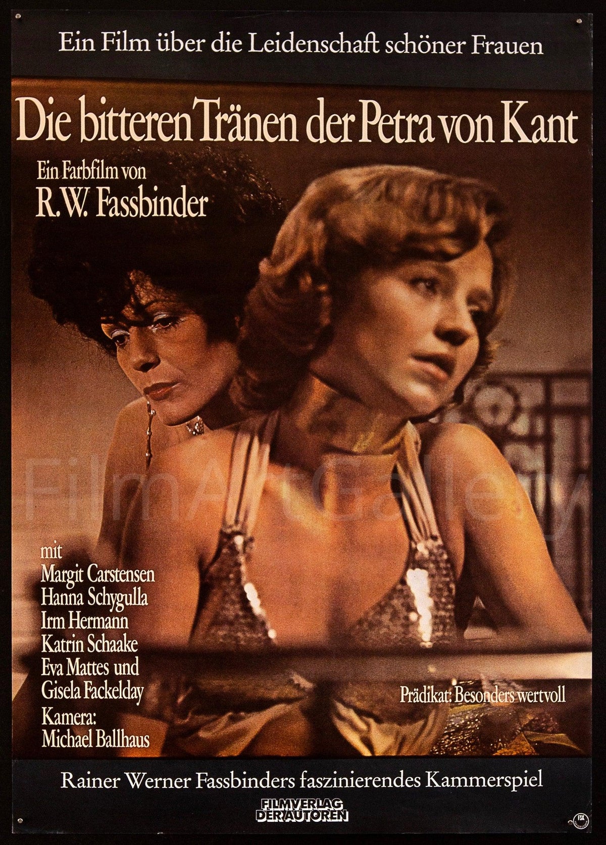 Bitter Tears of Petra von Kant Original Vintage Movie Poster
