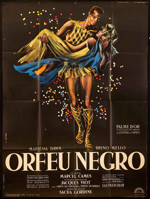 Black Orpheus (Orfeu Negro) Original Vintage Movie Poster