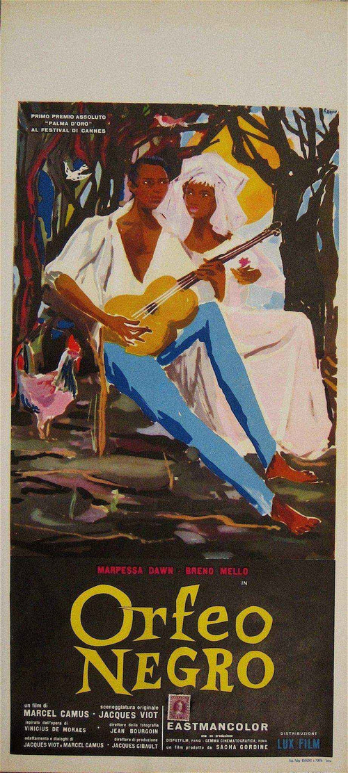 Black Orpheus (Orfeu Negro) Original Vintage Movie Poster
