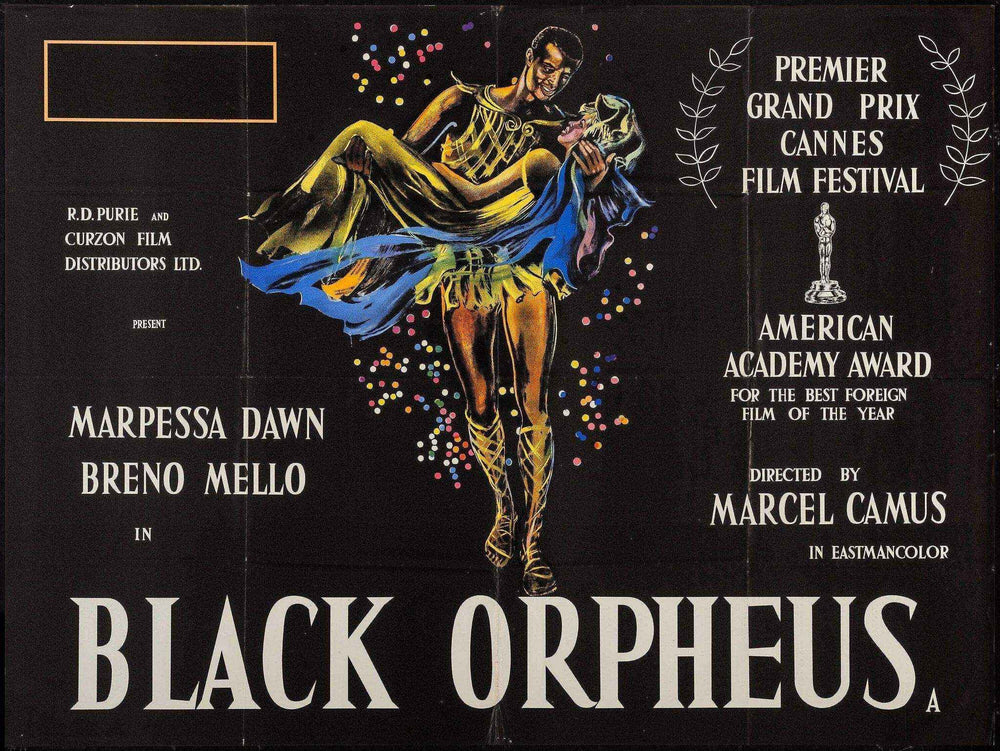 Black Orpheus (Orfeu Negro) Original Vintage Movie Poster