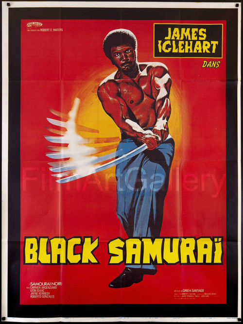 Black Samurai (Death Force) Original Vintage Movie Poster