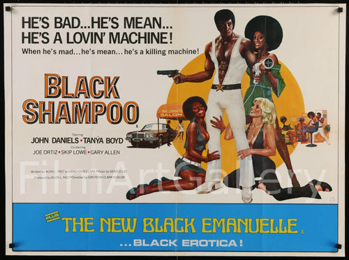 Black Shampoo Original Vintage Movie Poster