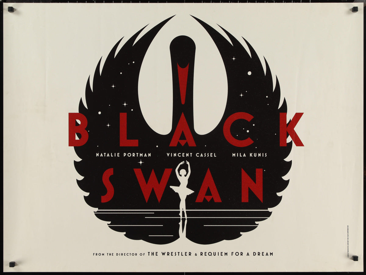 Black Swan British Quad (30x40) Original Vintage Movie Poster