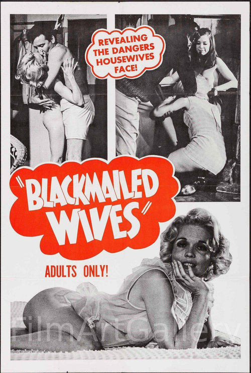 Blackmailed Wives Original Vintage Movie Poster