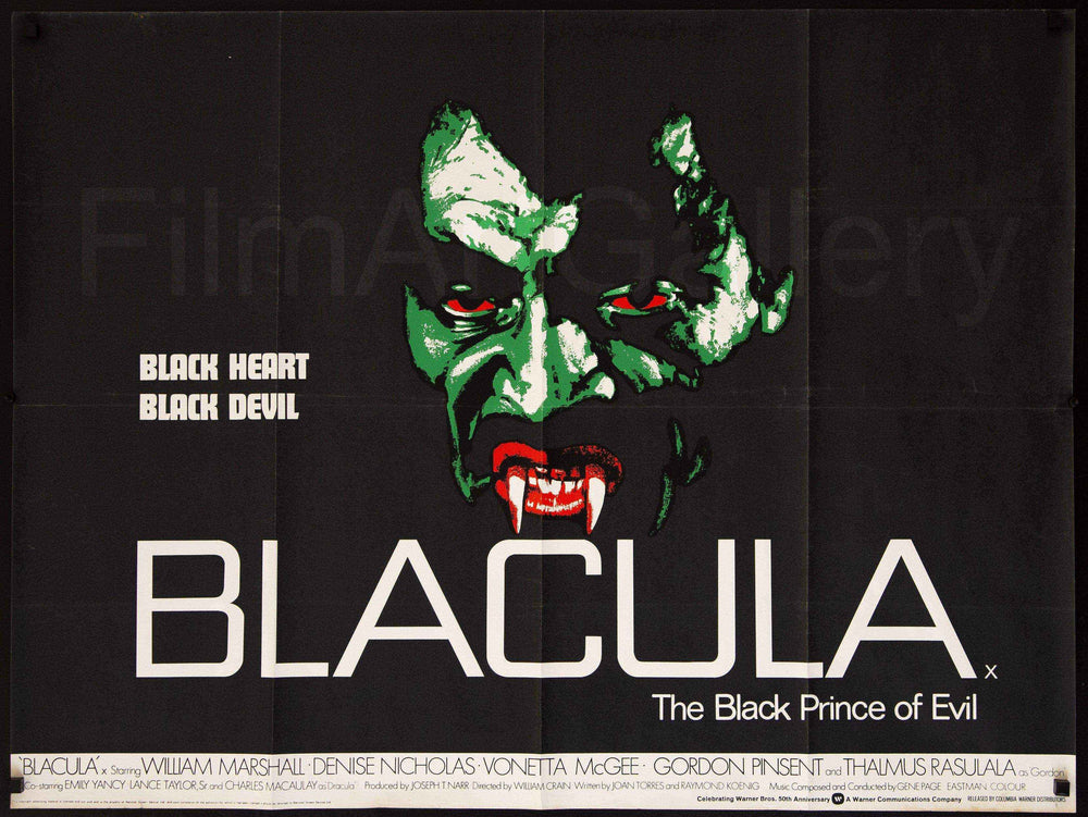 Blacula Original Vintage Movie Poster