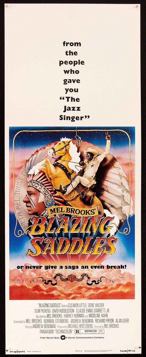 Blazing Saddles Original Vintage Movie Poster