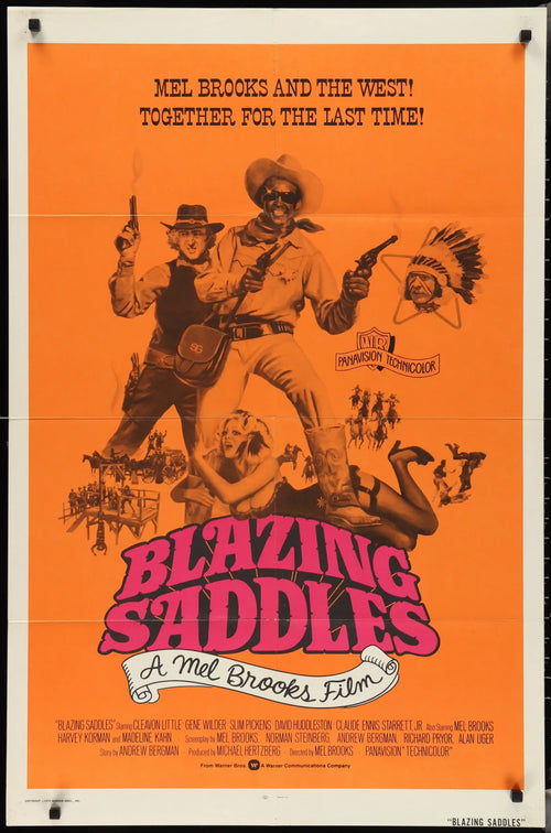 Blazing Saddles Original Vintage Movie Poster