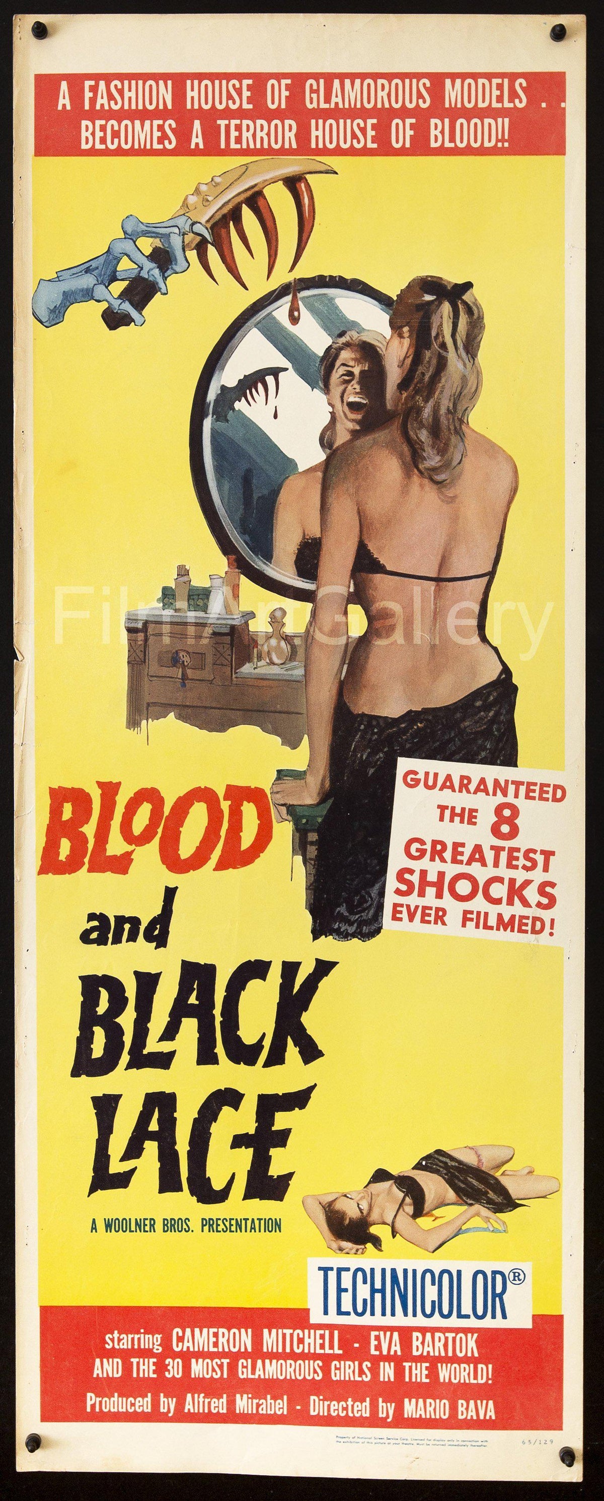 Blood and Black Lace Original Vintage Movie Poster