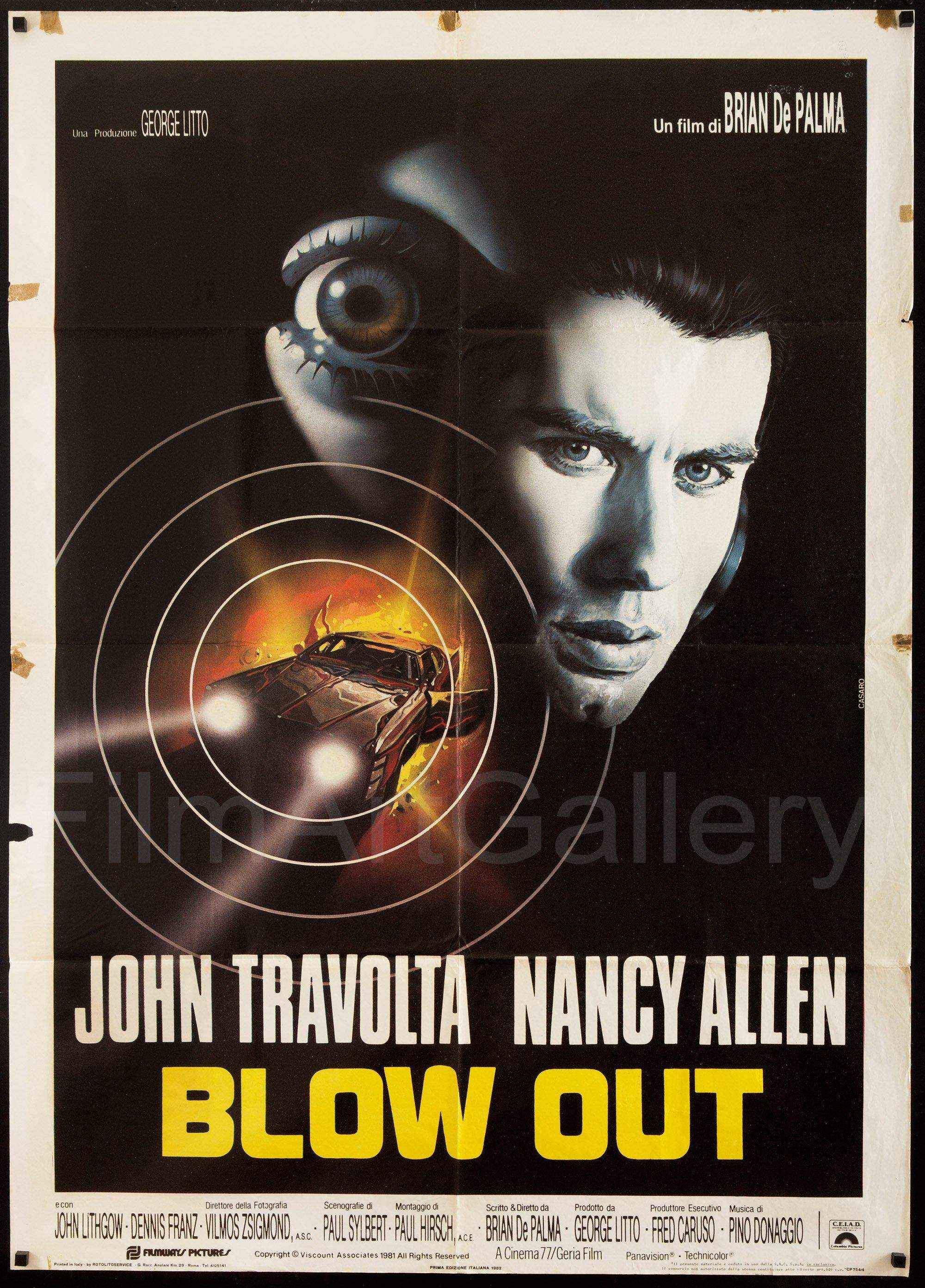 Blow Out Movie Poster 1980 Italian 2 Foglio (39x55)