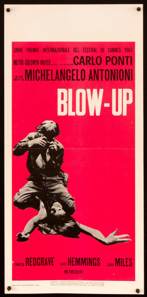 Blow Up Italian Locandina (13x28) Original Vintage Movie Poster
