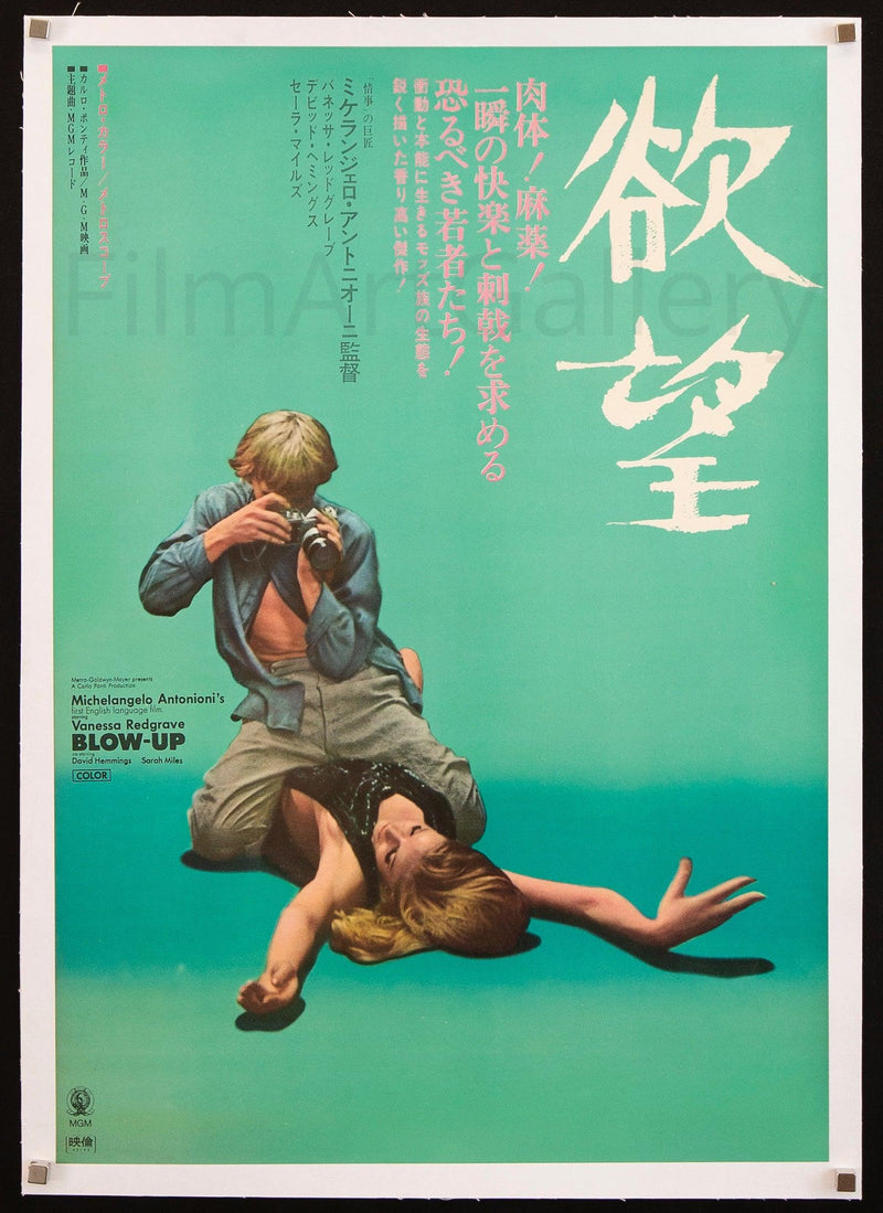 Blow Up Japanese 1 Panel (20x29) Original Vintage Movie Poster