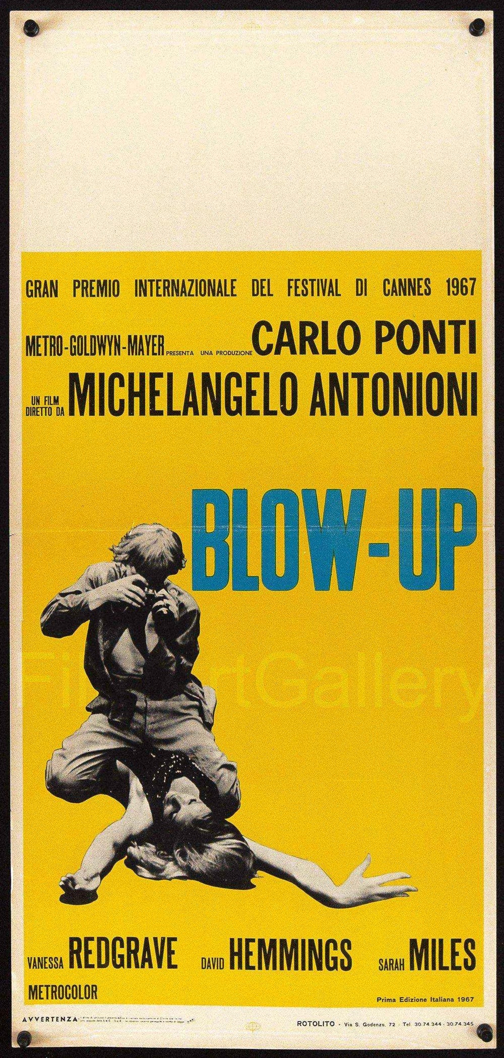 Blow Up Original Vintage Movie Poster
