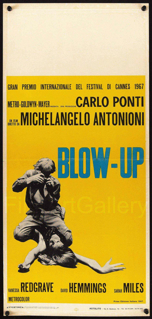 Blow Up Original Vintage Movie Poster