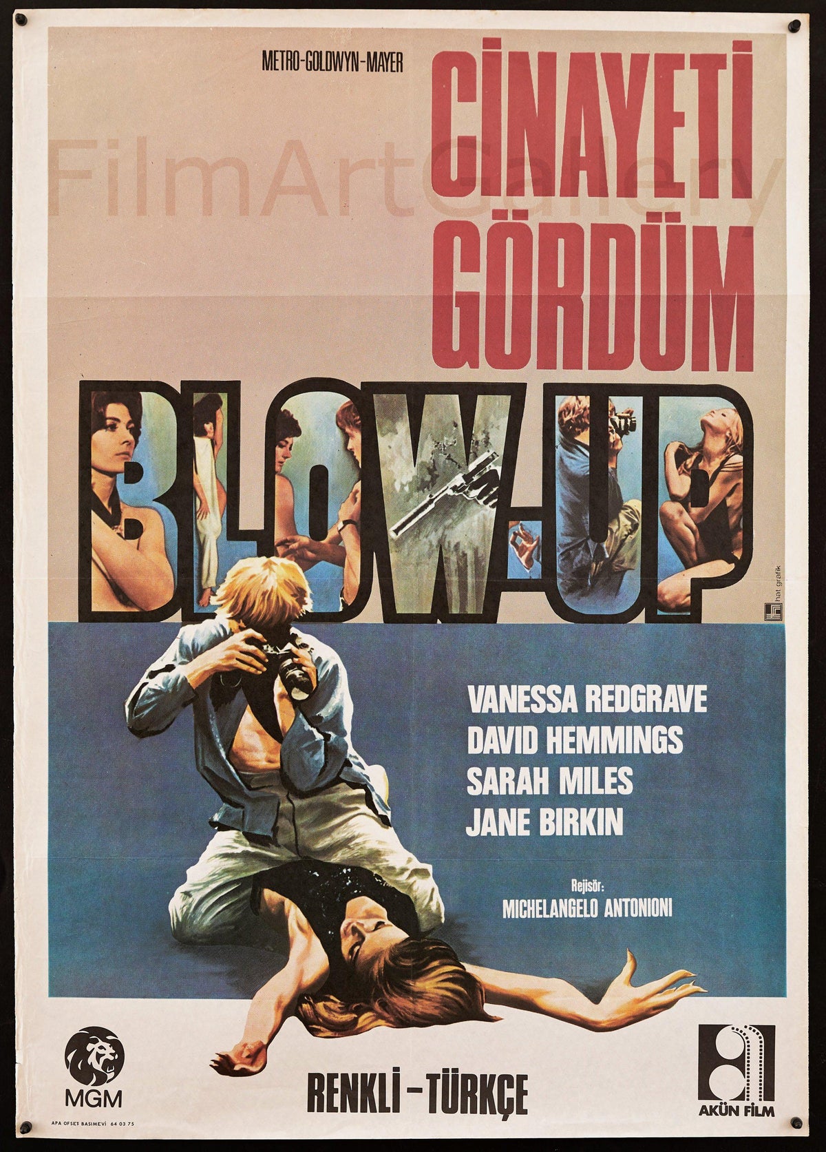 Blow Up Original Vintage Movie Poster