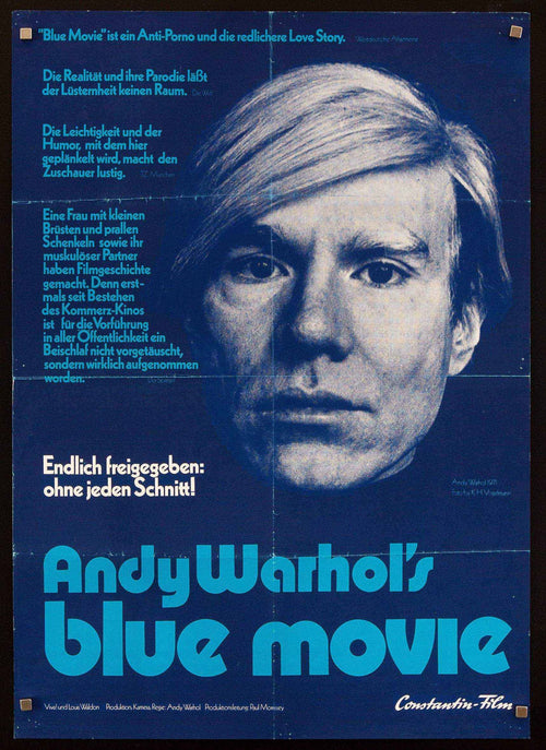 Blue Movie Original Vintage Movie Poster