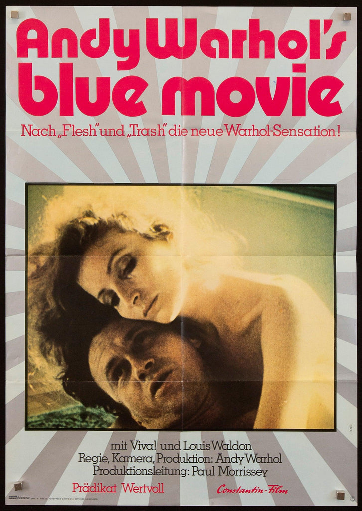 Blue Movie Original Vintage Movie Poster