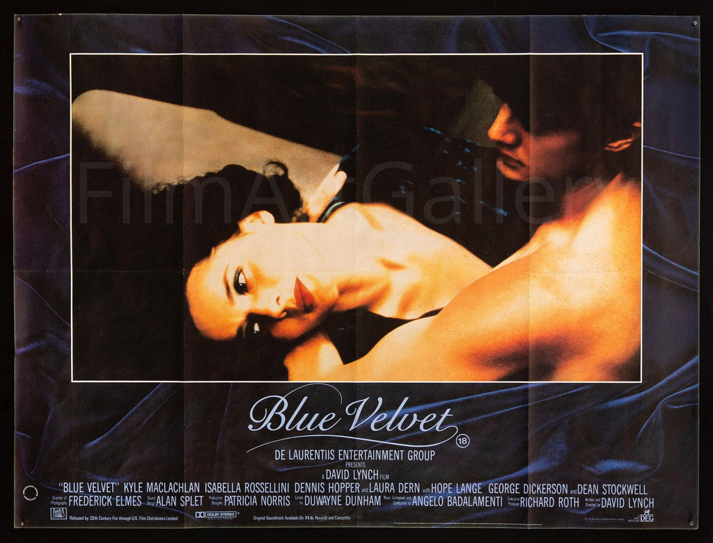 Blue Velvet Original Vintage Movie Poster