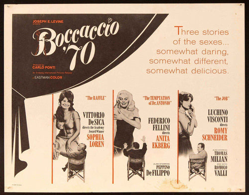 Boccaccio 70 Original Vintage Movie Poster