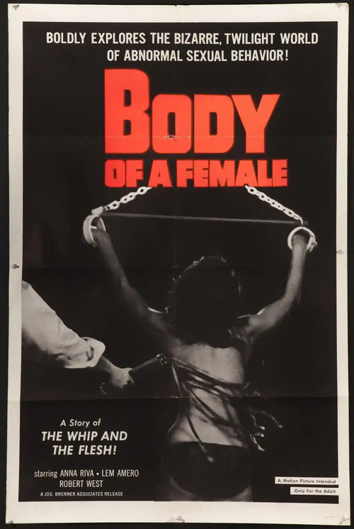 Body of a Female Original Vintage Movie Poster