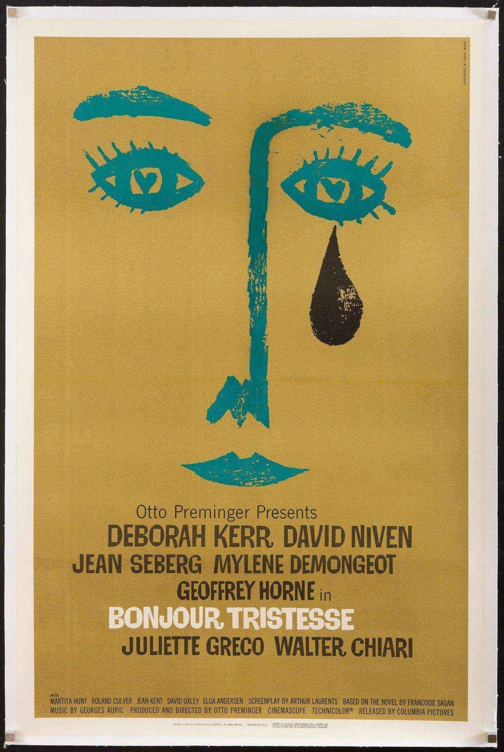 Bonjour Tristesse Original Vintage Movie Poster