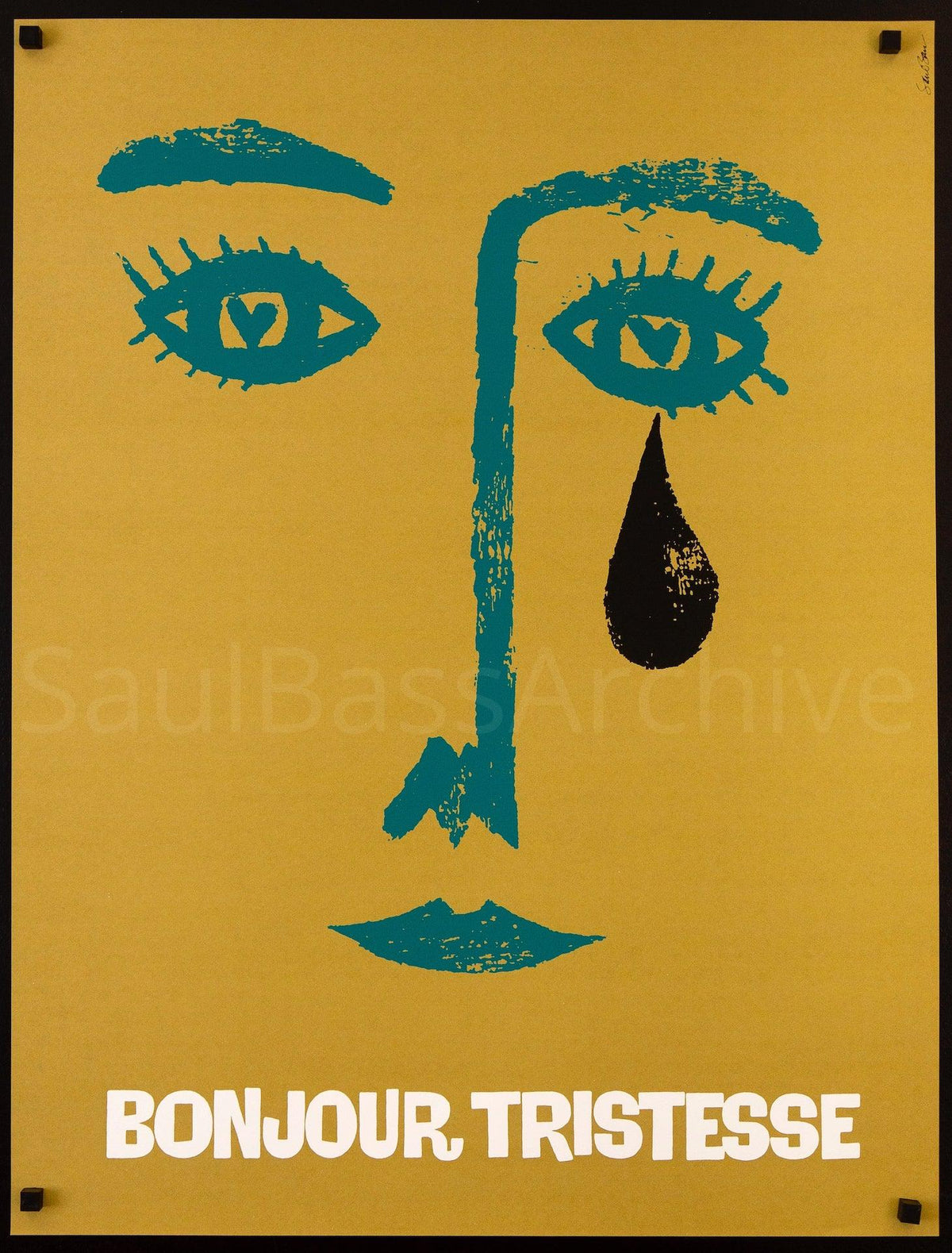 Bonjour Tristesse Original Vintage Movie Poster
