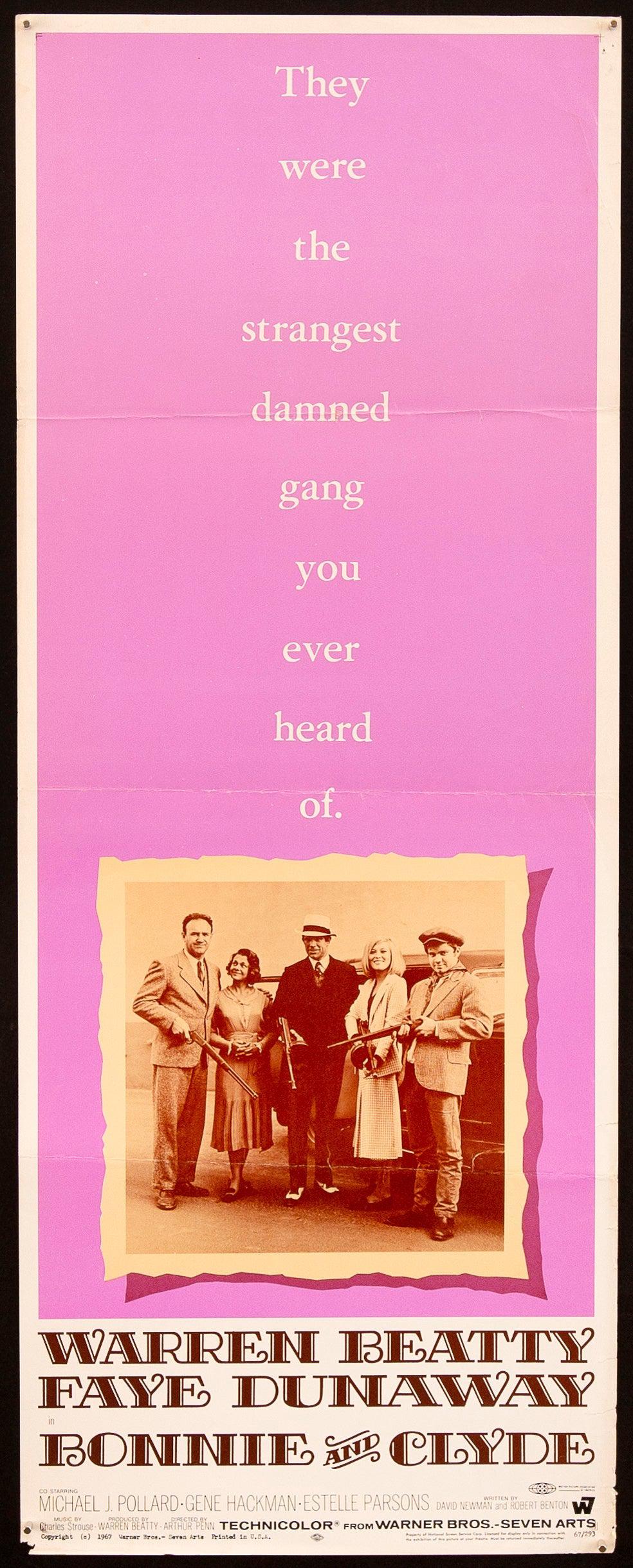 Bonnie and Clyde Original Vintage Movie Poster