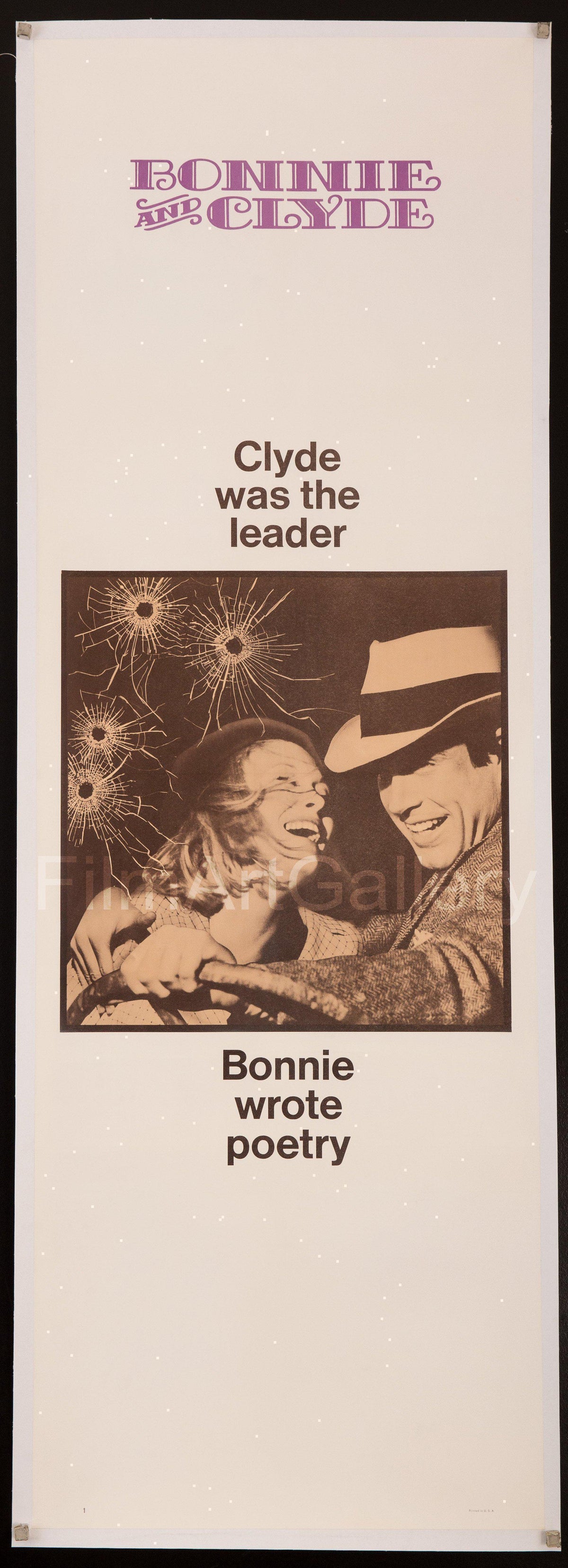 Bonnie and Clyde Original Vintage Movie Poster