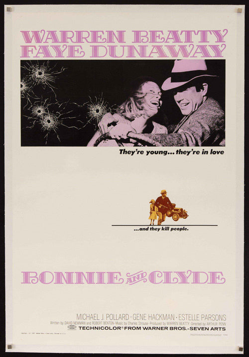 Bonnie and Clyde Original Vintage Movie Poster