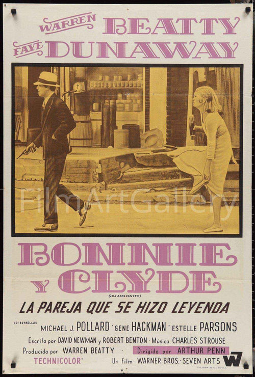 Bonnie and Clyde Original Vintage Movie Poster