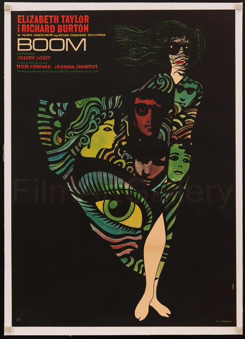 Boom! Original Vintage Movie Poster