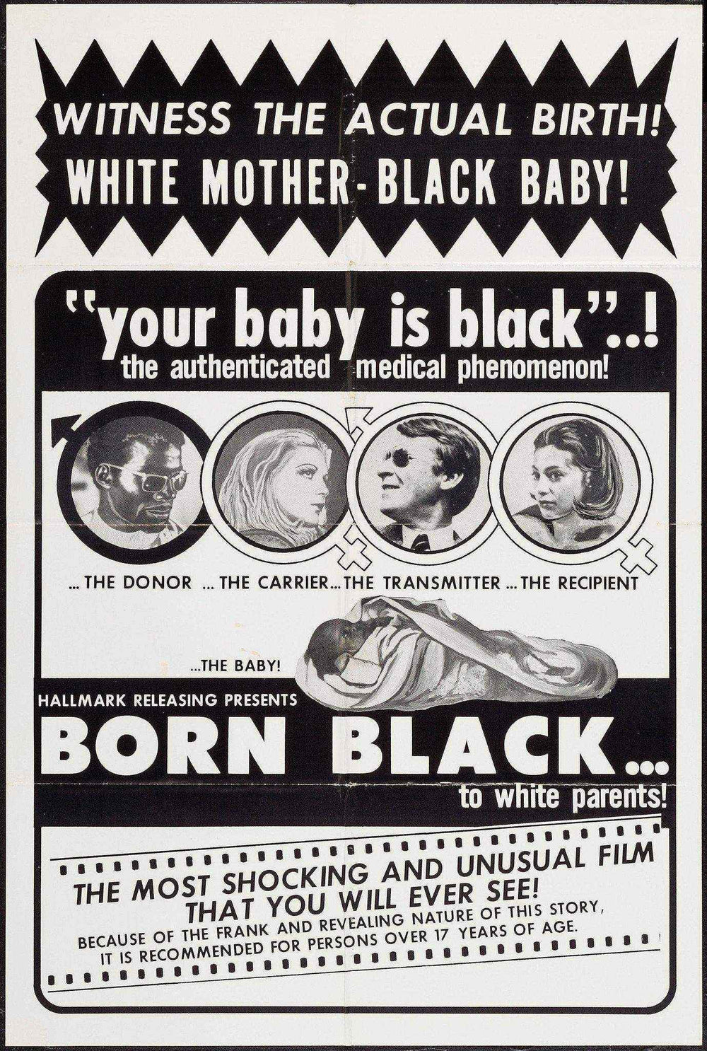 Born Black Original Vintage Movie Poster