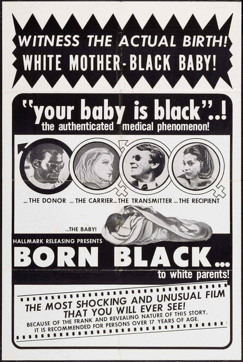 Born Black Original Vintage Movie Poster